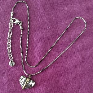 Brighton Two-Tone Heart Necklace